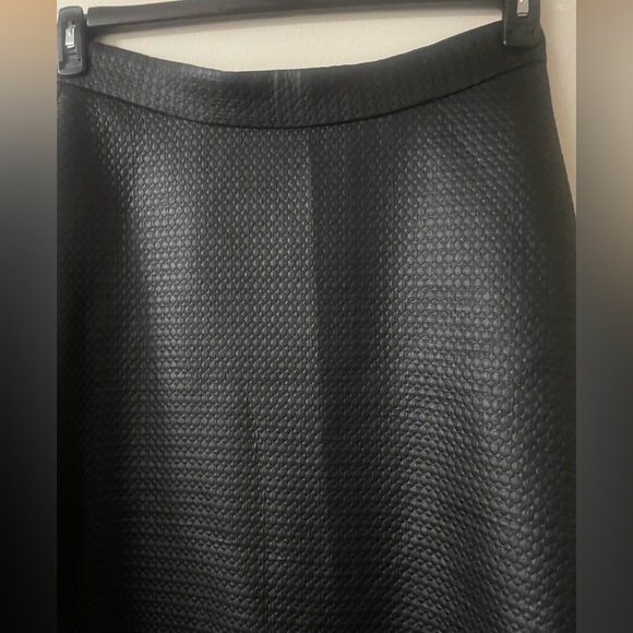 Elegant Black A-Line (Size 14) Fabric Enhanced A-Line Flared Skirt - Picture 2 of 11